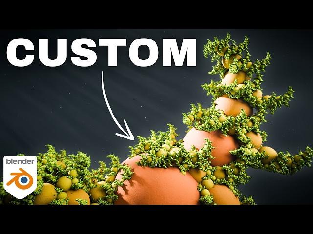 Creating CRAZY Custom Fractals in Blender 4.1!