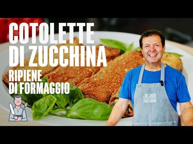 COTOLETTE DI ZUCCHINA RIPIENE DI FORMAGGIO - A modo mio!