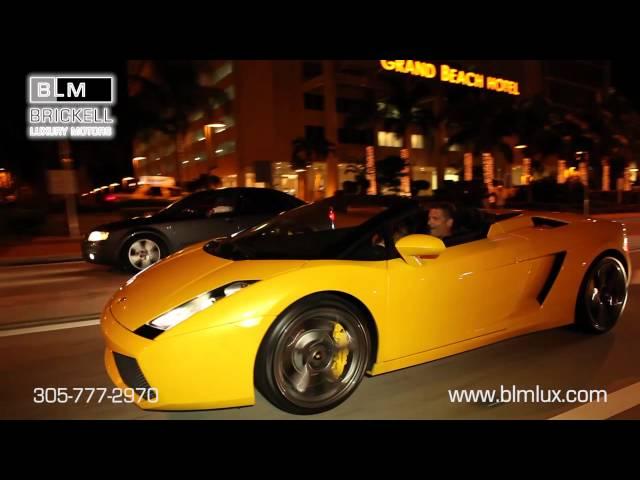 Cruise through Miami with these Exotic Sports Cars from BLM Lux