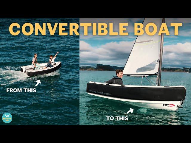 THE ULTIMATE DINGHY (row, motor, or sail it)