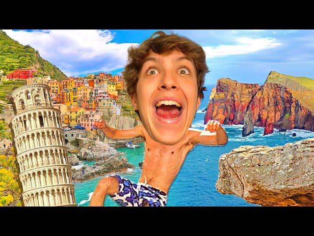 JUMPING OFF A CLIFF IN ITALY