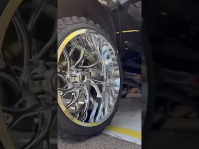 Chevy 1500 rolling out the shop on our 7-9" @McGaughys Lift Kit!