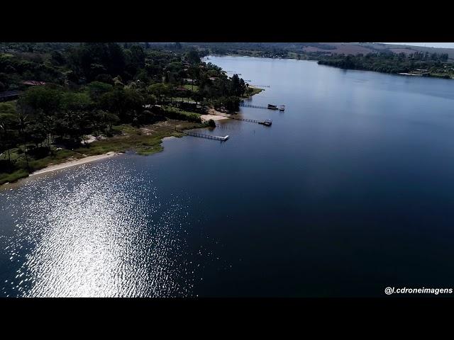 Represa do Broa Itirapina - SP  visto de cima.