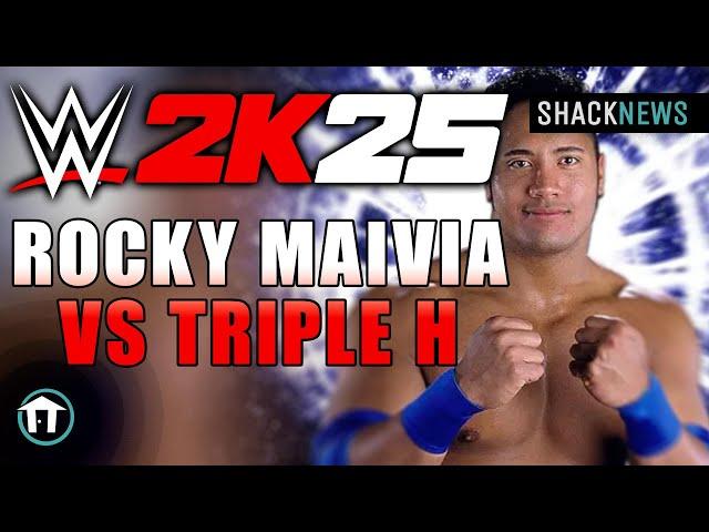 WWE 2K25 Showcase - Rocky Maivia vs Triple H