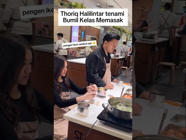 Aaliyah Massaid dan Thariq Halilintar ikut Cooking Class #aaliyah #thoriq