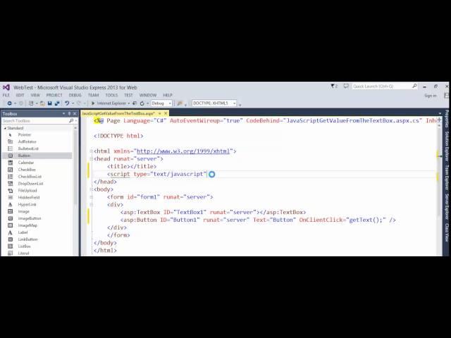 ASP NET -  How to get value of asp TextBox using JavaScript