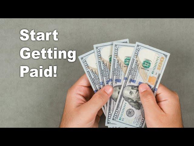 Saturday Livestream: Start Getting Paid!