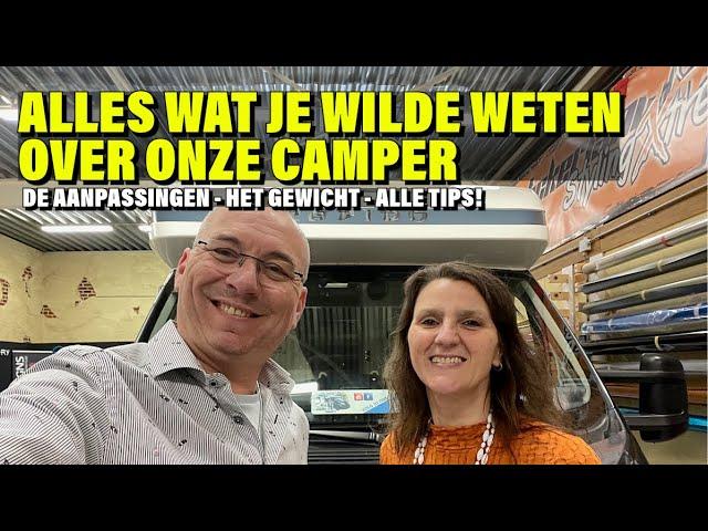 #308 Rondleiding door onze camper