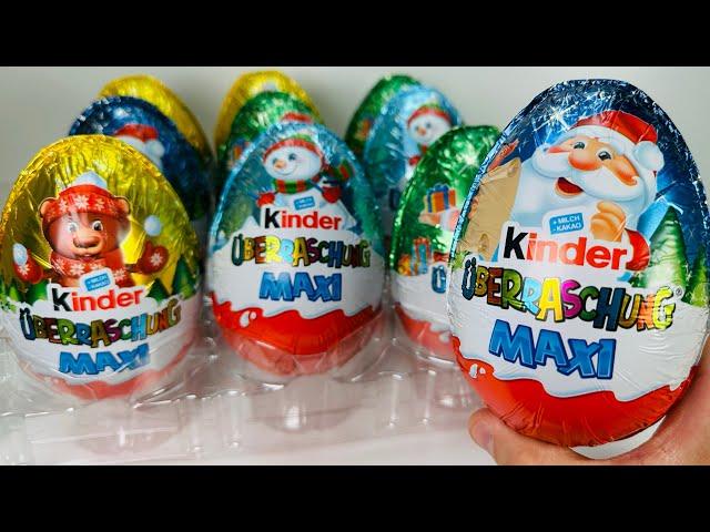 Рождественские Киндер Maxi 2024/2025.Kinder Überraschung Maxi Weihnachten 2024.Kinder Maxi Christmas