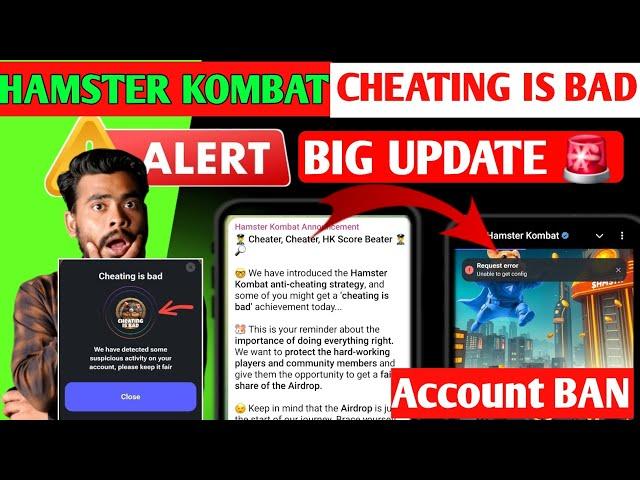 ACCOUNT BAN Hamster kombat Cheating is bad | Hamster kombat request error | Hamster kombat