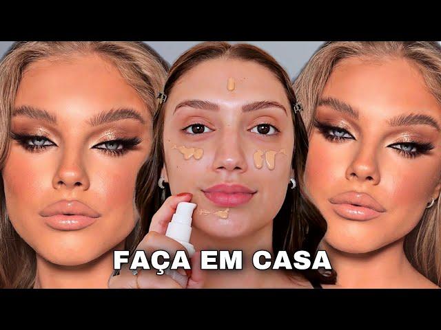 MAKE PARA SHOWS E FESTAS | MAQUIAGEM PARA FAZER *EM CASA*