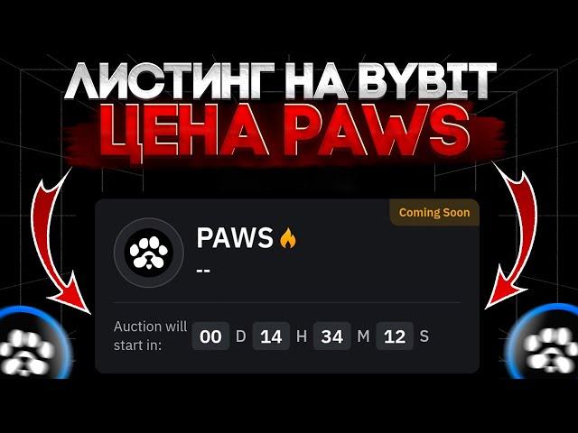 ЛИСТИНГ ТОКЕНА PAWS НА BYBIT СЛУЧИЛСЯ! - ИЗВЕСТНА ЦЕНА PAWS НА ПРЕМАРКЕТЕ