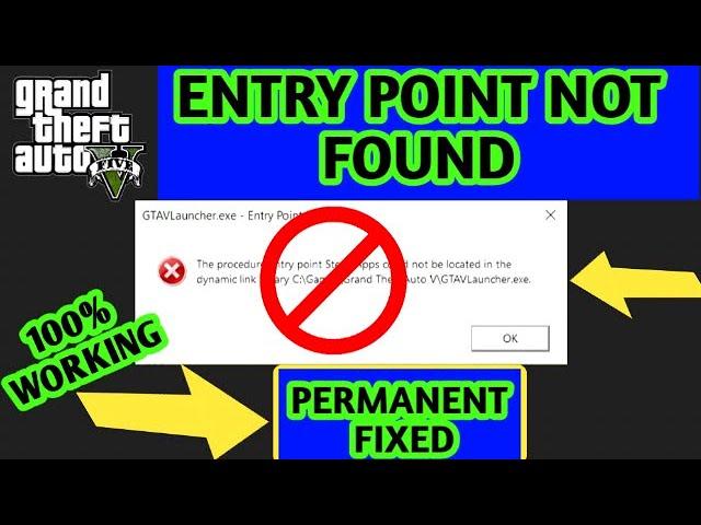 Entry Point Not Found Dynamic Link Library Fixed | The Procedure Entry Point Could Not Be Located