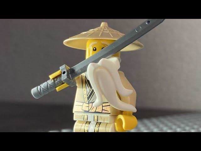 Master Wu shaves his beard - LEGO NINJAGO