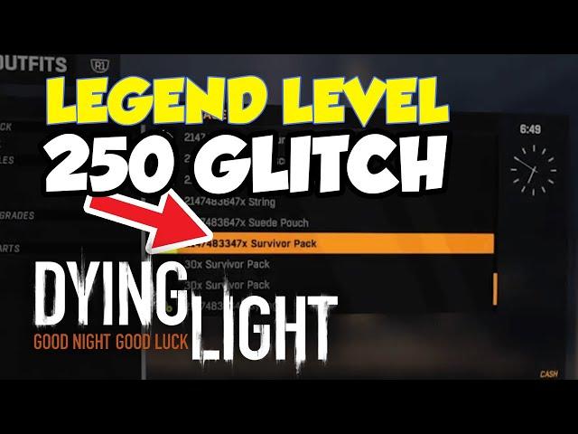 Dying Light Legend Level 250 Glitch (Working 2021)