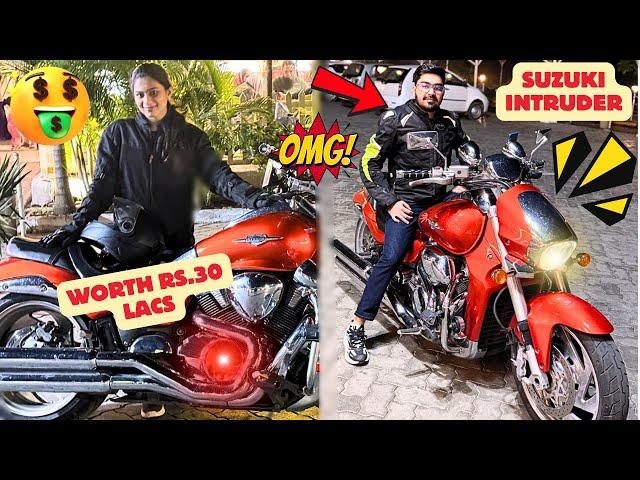 Finally Apni New Bike SUZUKI INTRUDER kharid lii  worth Rs. 30 lakh 