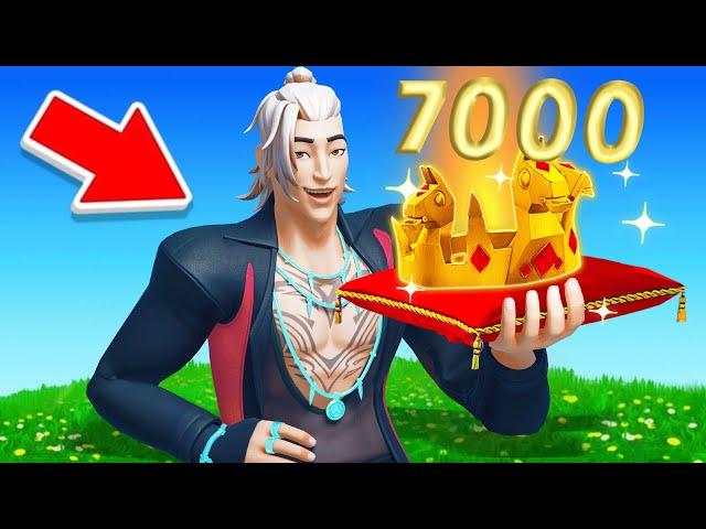 My 7,000th Win in Fortnite! (Emotional)