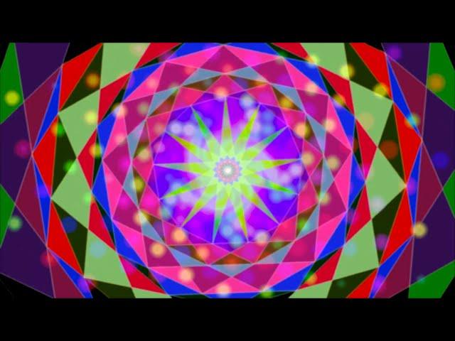 Think Space - Trippy Sacred Geometry Visuals HD With Fractals Zoom ( Psychedelic Techno / Trance )