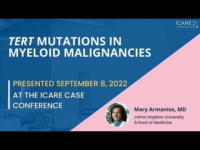 TERT mutations in Myeloid Malignancies