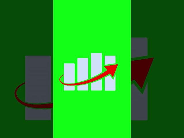 Growth Graph Animation || Green Screen
