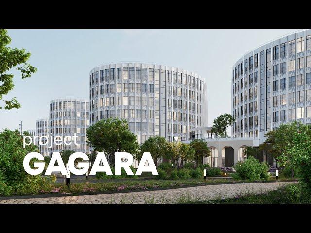 Проект жилого комплекса GAGARA в г. Иркутск.  Rezeda Studio