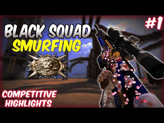 Smurfing in Black Squad! (Competitive Highlights)