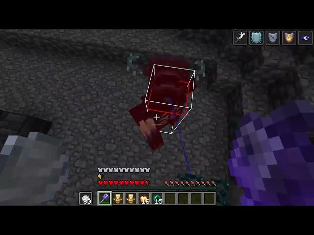 Defeating the warden with a fully enchanted mace in survival Minecraft 1.21 Hard difficulty