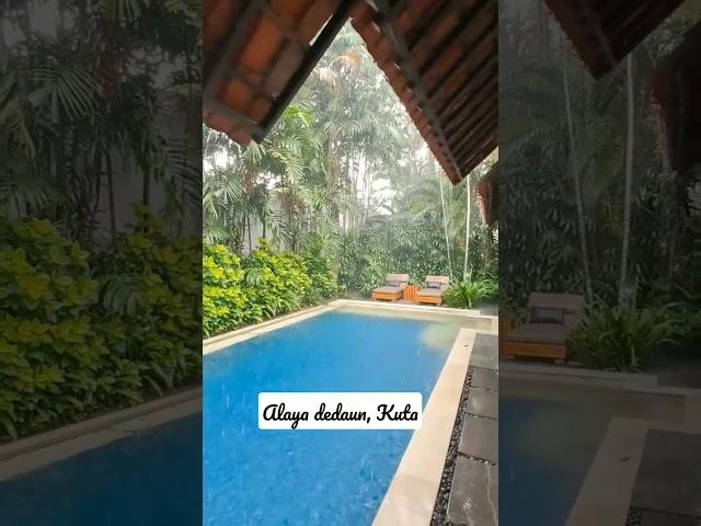 In Bali, When it rains it's exotic yet relaxing #AlayaDedaunKuta #kuta #bali #indonesia