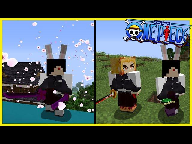 SPEEDRUNNING HAKI TRAINING! Minecraft One Piece vs Demon Slayer Mod