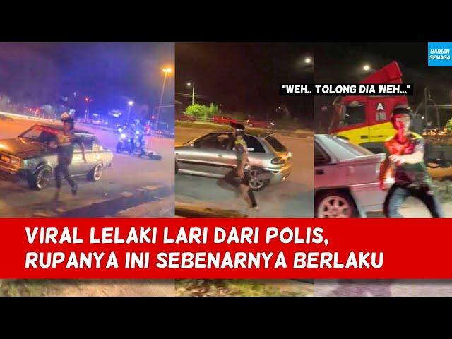 VIRAL LELAKI L4RI DARI P0LIS, RUPANYA INI SEBENARNYA BERLAKU