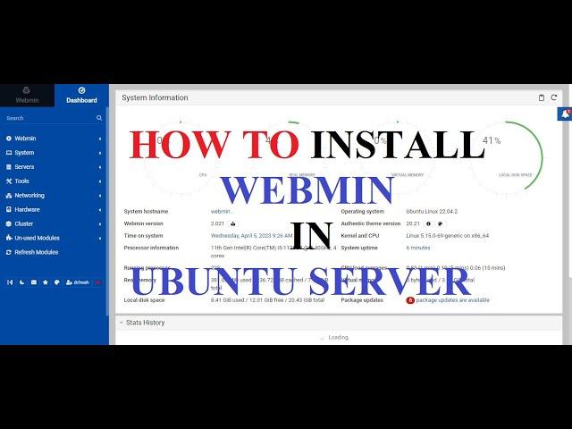 How To Install Webmin (Web GUI for Linux) on Ubuntu Server