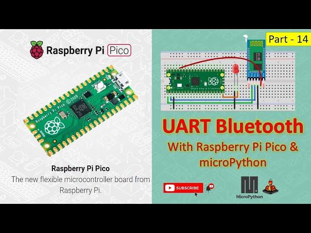 14 UART Bluetooth with Raspberry Pi PICO and MicroPython