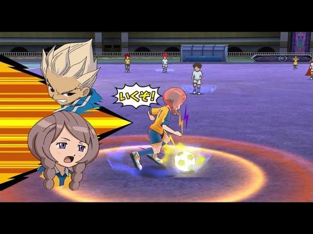 Inazuma Eleven Go Strikers 2013 - Shinsei Raimon vs Zeus 2.0 Wii 1080p (Dolphin/Gameplay)