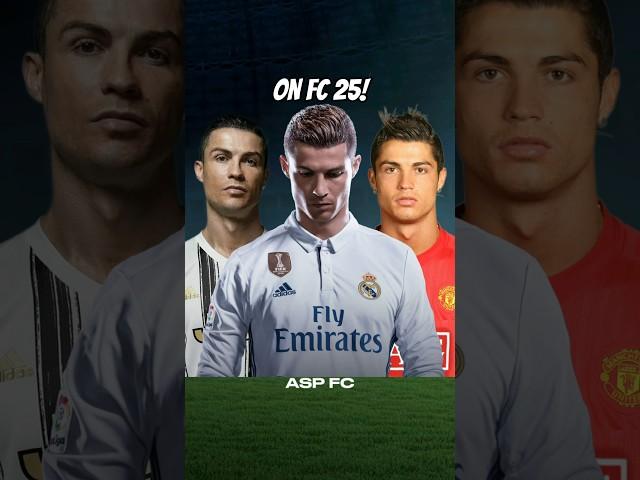 I added every version of Cristiano Ronaldo to the same team on FC 25!