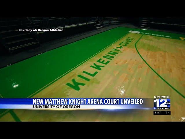 New Matthew Knight arena court unveiled