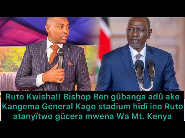 Bishop Ben haogopi subaru guys!Amepanga watu wake wa Kangema ahead of Presidential visit in Mt Kenya