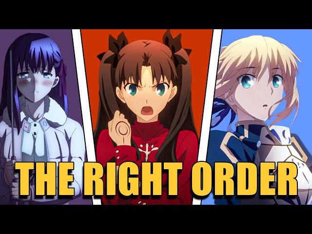 The Perfect Way to Watch Fate/Stay Night