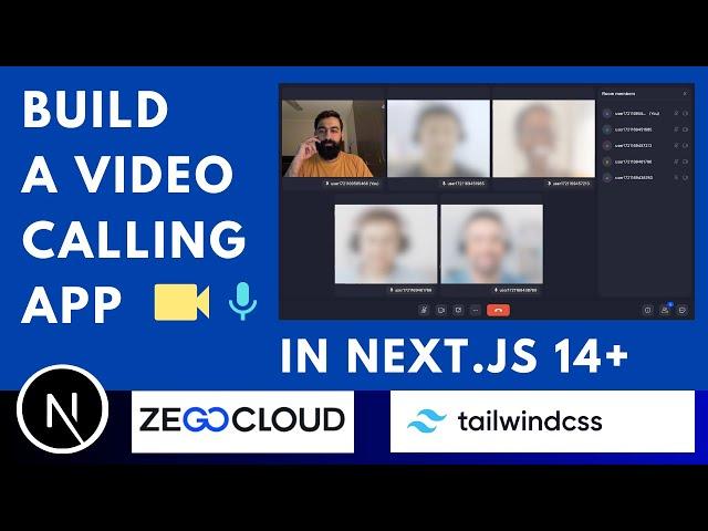 Build A Video Calling App in Next.js 15 with Zegocloud | Zoom Clone