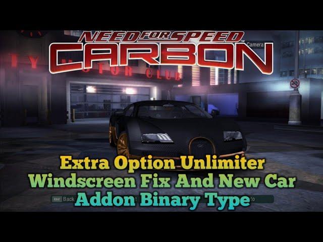 NFSC Extra Option Unlimiter Windscreen Fix And New Car Addon Full Installation Video