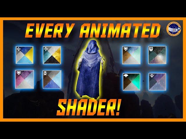 Destiny 2 - Every Animated Shader Where To Get It And What It Does!