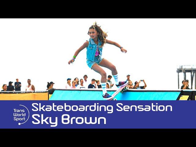 11 year old Skateboarding sensation Sky Brown! | Trans World Sport