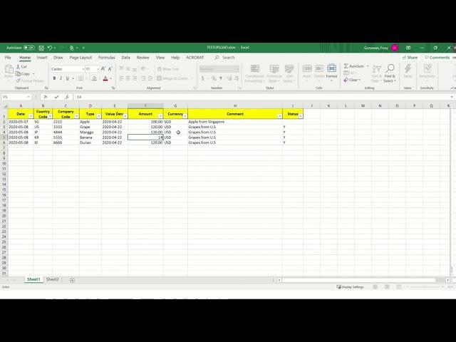 SAP Analytics Cloud: Save Record to Planning Model from Excel File Upload