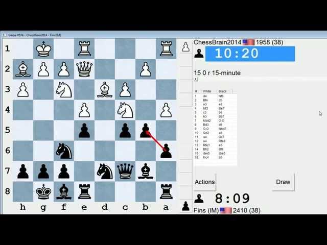 Standard Chess #167: ChessBrain2014 vs. IM Bartholomew (London System)