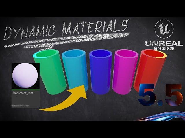 Dynamic Materials in Unreal Engine 5.5