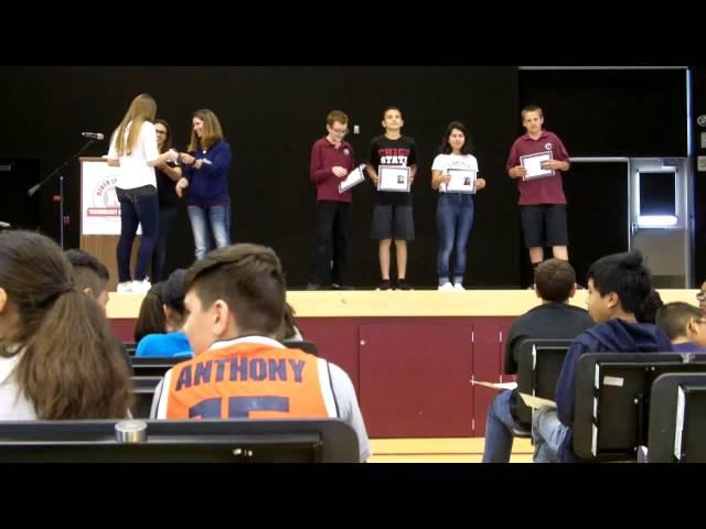 McCullough 7th Grade 2nd Trimester Awards