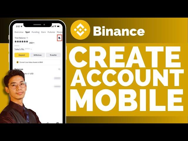 How To Create Binance Account In Mobile !