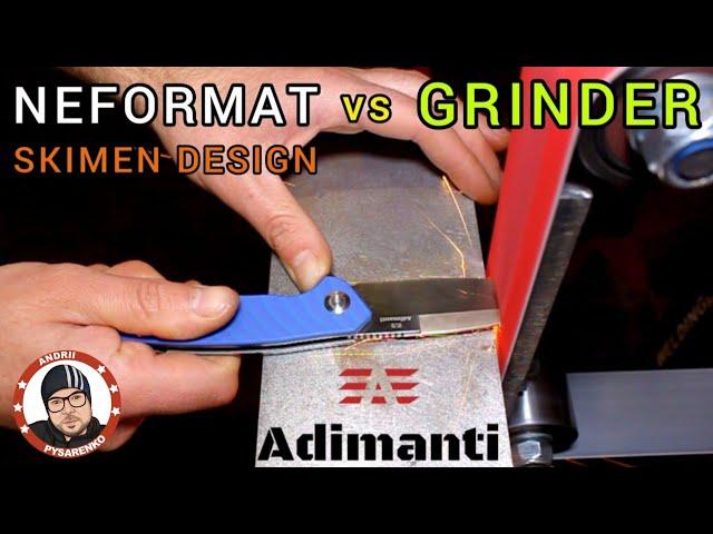 Experiment: NEFORMAT vs Belt GRINDER || Adimanti "GANZO" Knife