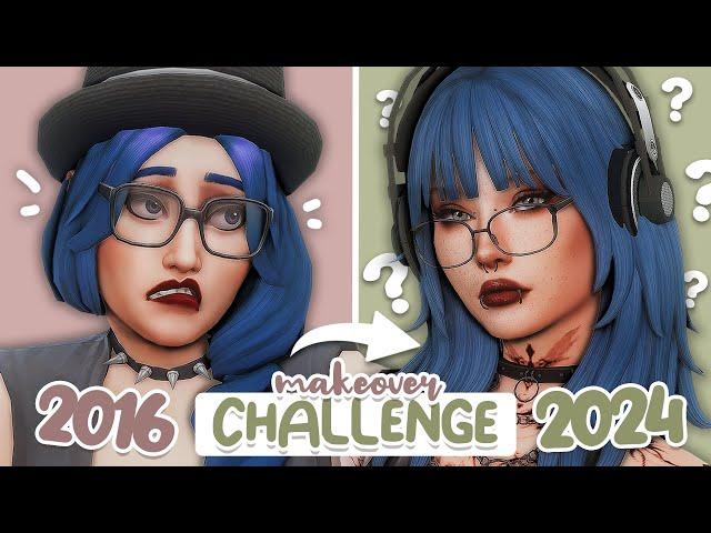 Making over my Old Sims (2016 vs 2024) | Sims 4 Create a Sim Challenge