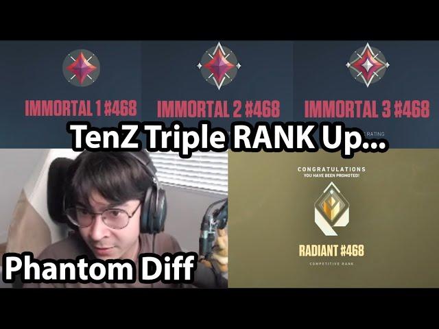 TenZ TRIPLE RANK UP to RADIANT from IMMORTAL 1