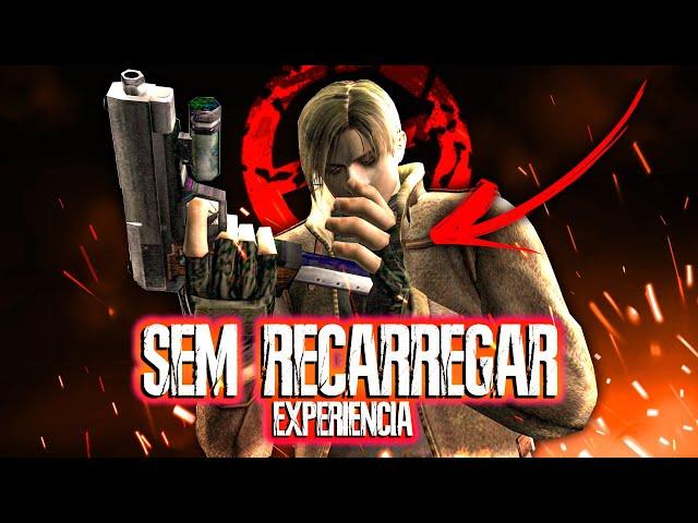 É possível zerar SEM RECARREGAR? - RE4 CLÁSSICO - EXPERIÊNCIA